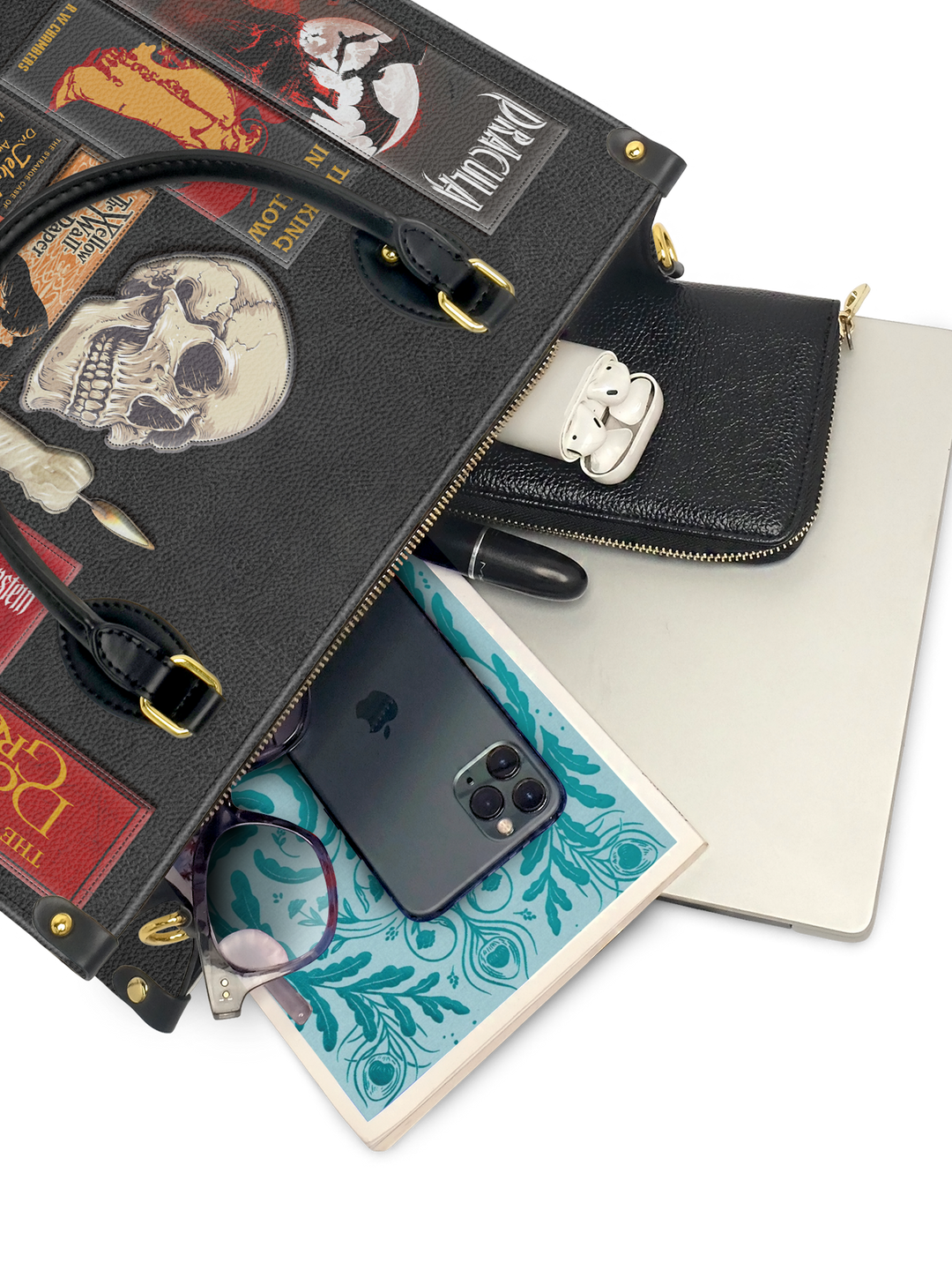 "The Codex of Gothic Tales" Lather Bag