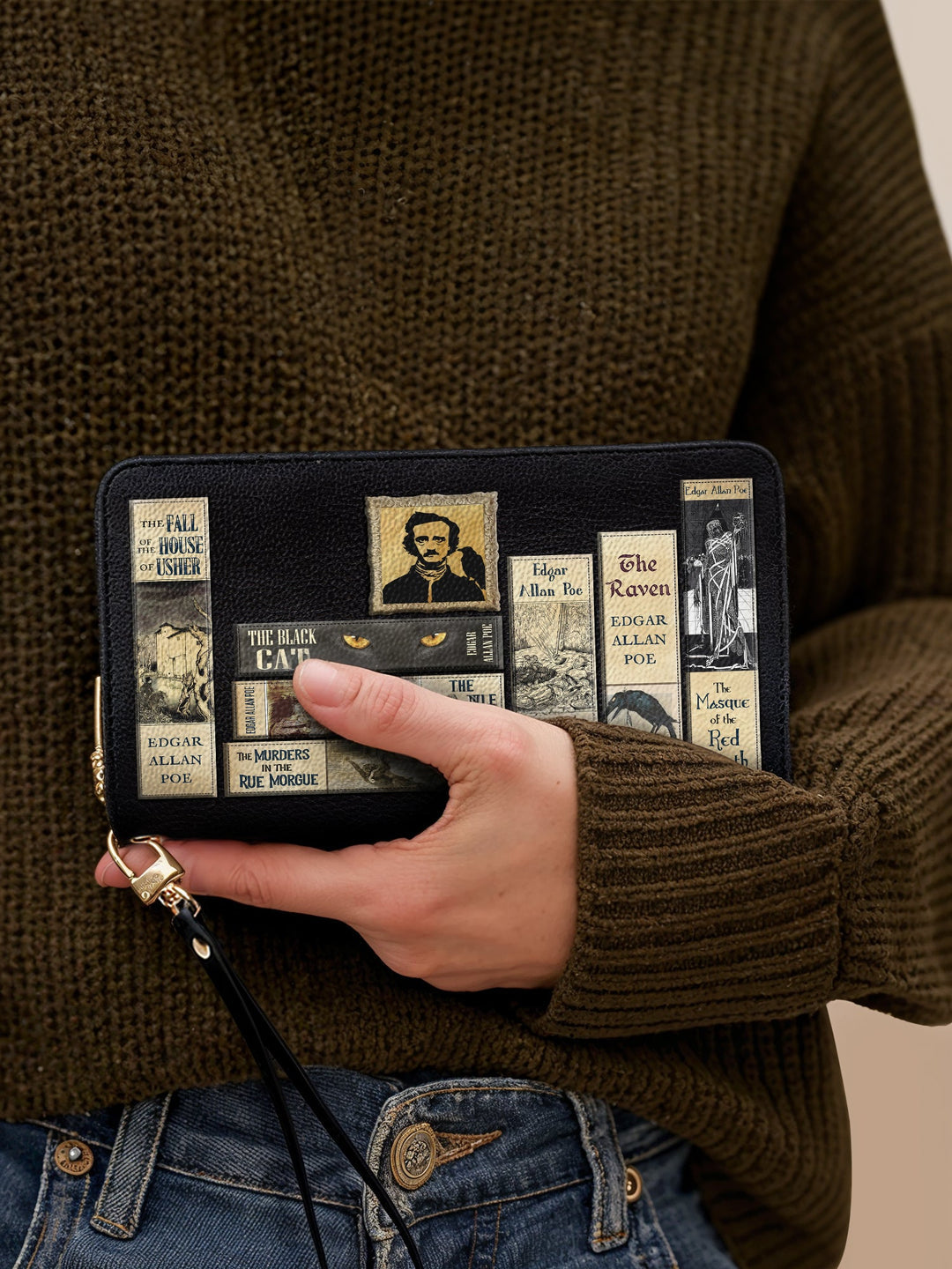 "Poe's Library" Wallet