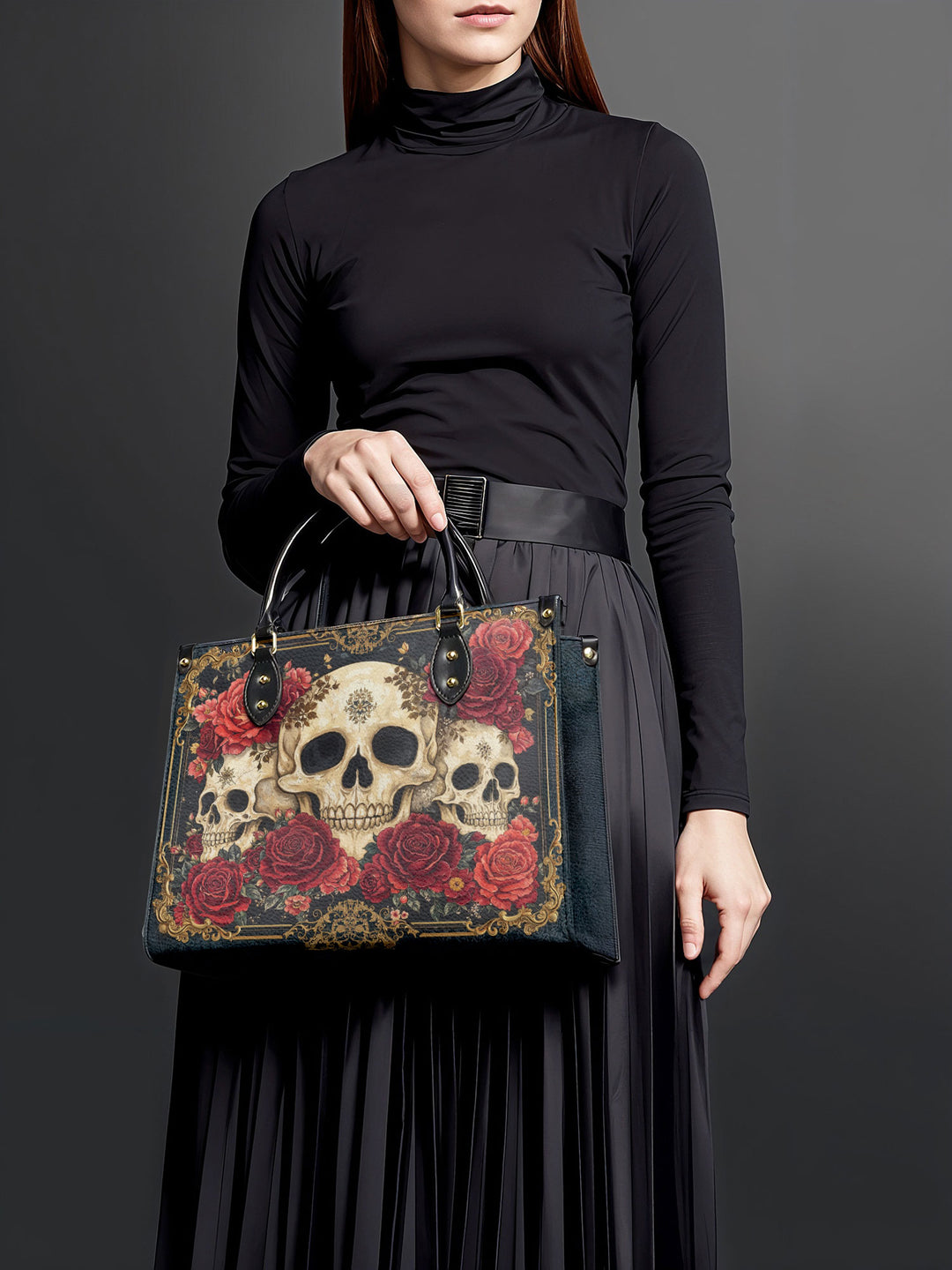 "Bloodrose" Leather Bag
