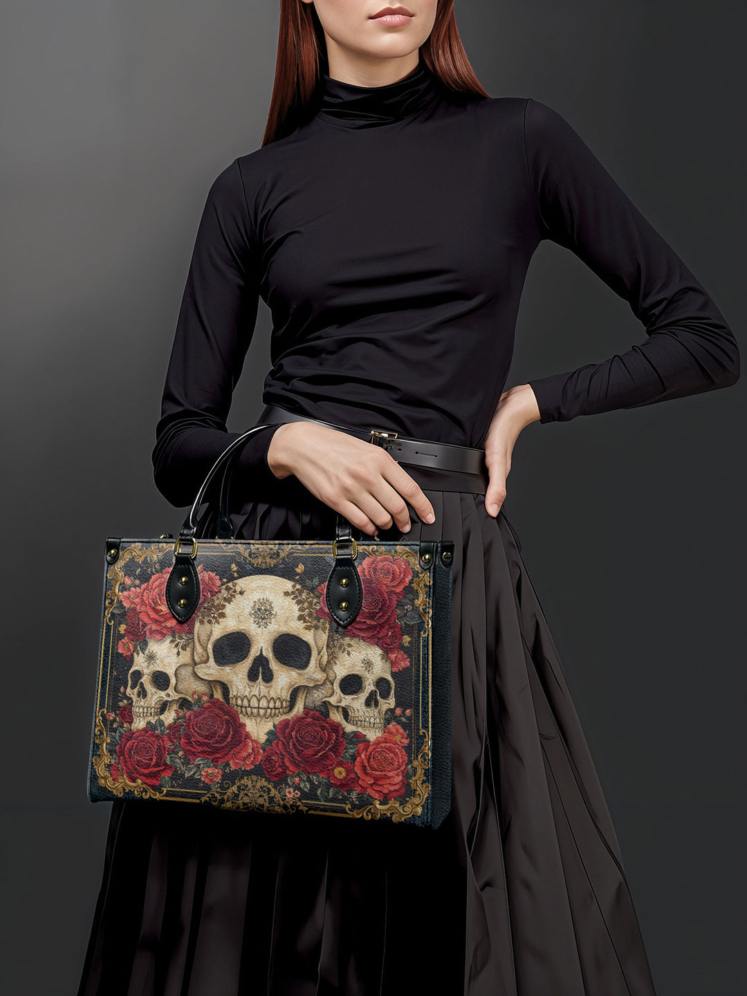 "Bloodrose" Leather Bag
