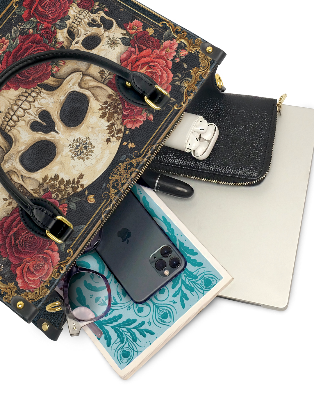 "Bloodrose" Leather Bag