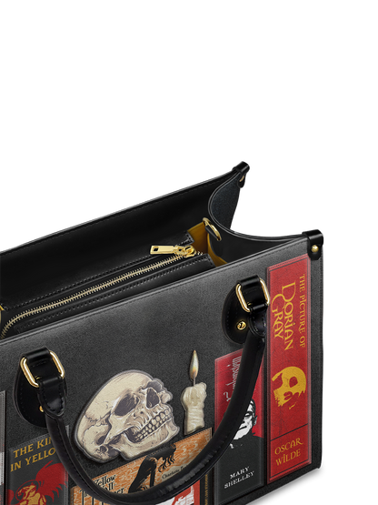 "The Codex of Gothic Tales" Lather Bag
