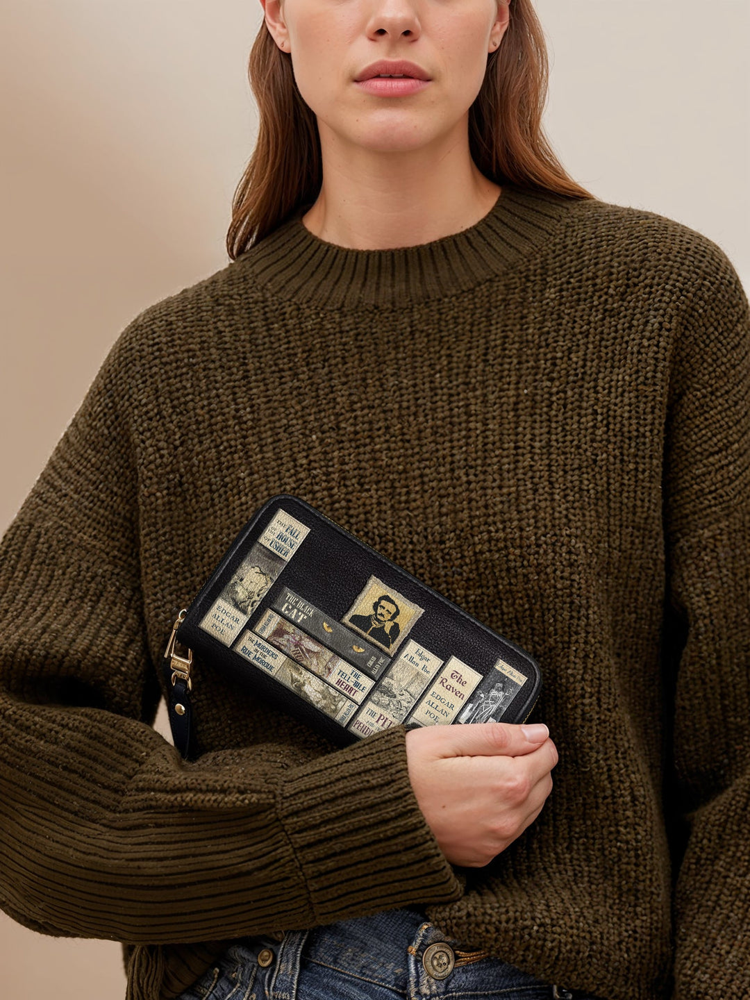 "Poe's Library" Wallet