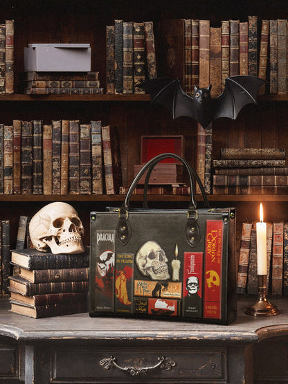 "The Codex of Gothic Tales" Lather Bag