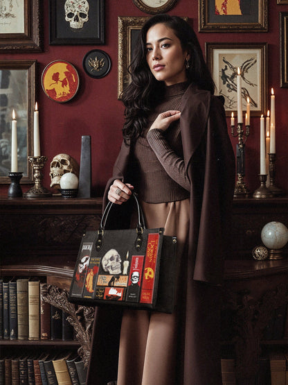 "The Codex of Gothic Tales" Lather Bag