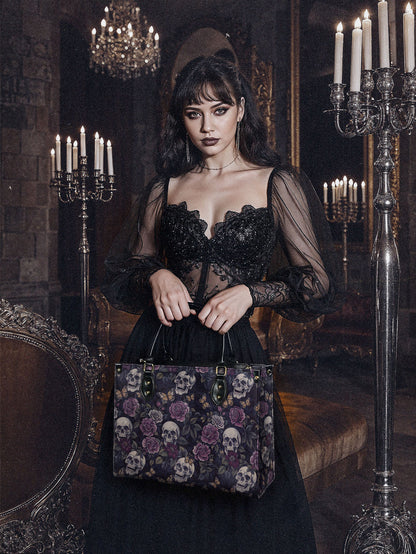 "Noctafloria" Leather Bag